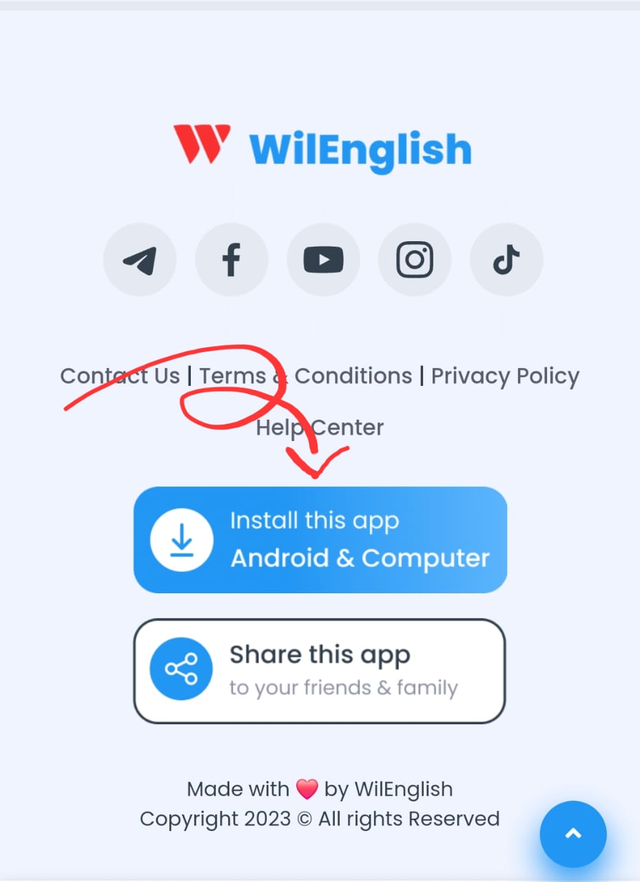 Tutorial Aplikasi Web WilEnglish Download Aplikasi WilEnglish Klik tombol ini WhatsApp Image 2023 11 17 at 17.57.01 c4266840