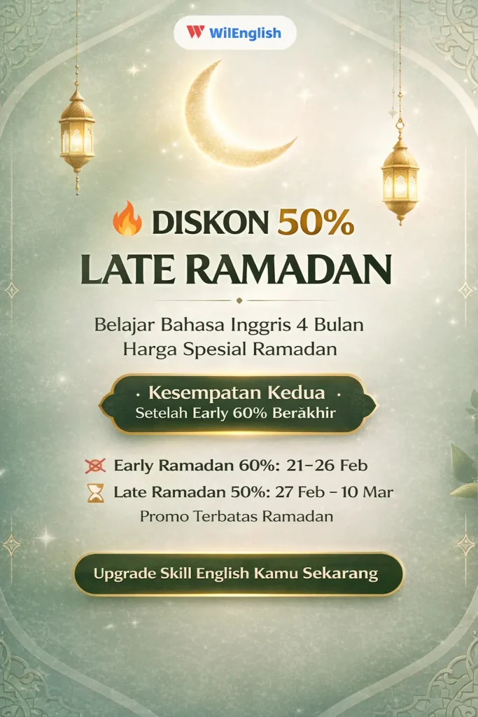 Early Ramadan 2026 Cara paling efektif hapal ribuan kata dan kalimat bahasa Inggris dengan cepat dan kuat Cara paling efektif hapal ribuan kata dan kalimat bahasa Inggris dengan cepat dan kuat Early Ramadan 2026